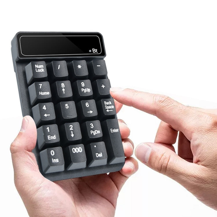 K6 19 Key Mini Wireless Bluetooth Digital Keyboard Suspended Mechanical Universal Keypad 4.0(Black) - HoMEdemic™ 