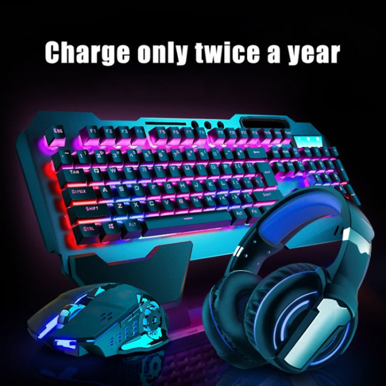 K680 Rechargeable Wireless Keyboard and Mouse Set(Black Mixed Color) - HoMEdemic™ 