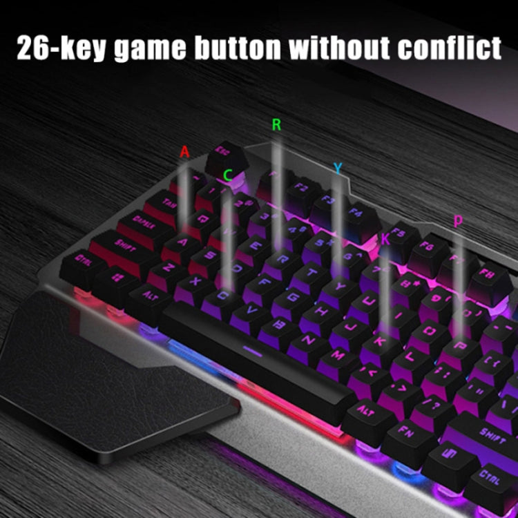 K680 Rechargeable Wireless Keyboard and Mouse Set(Black Mixed Color) - HoMEdemic™ 