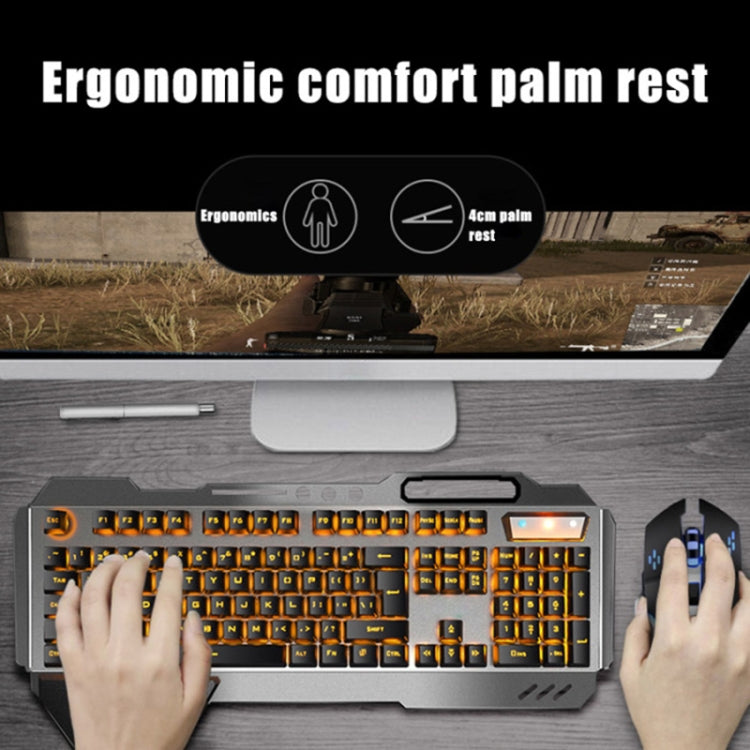K680 Rechargeable Wireless Keyboard and Mouse Set(Black Mixed Color) - HoMEdemic™ 