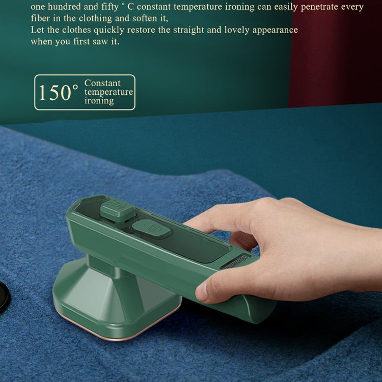 K8 33W  Handheld Ironing Machine Small Mini Garment Steamer Household Portable Steam Iron, Product specifications: US Plug(Green) - HoMEdemic™ 