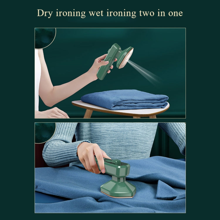 K8 33W  Handheld Ironing Machine Small Mini Garment Steamer Household Portable Steam Iron, Product specifications: US Plug(Green) - HoMEdemic™ 