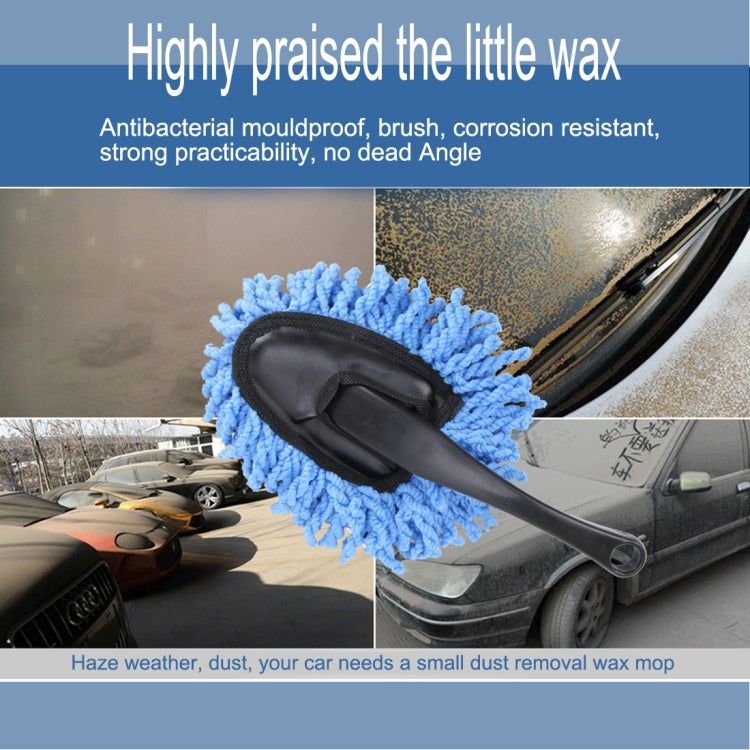 KANEED SL-915 Car Dash Duster Washable Microfiber Interior and Exterior Surface Cleaner Wax Treated Professional Detailing Tool, Size: 34 x 19cm, Surface Cleaner Blue, Surface Cleaner - HoMEdemic™
