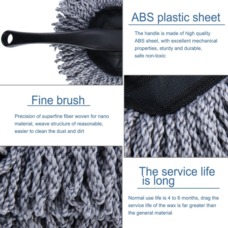 KANEED SL-915 Car Dash Duster Washable Microfiber Interior and Exterior Surface Cleaner Wax Treated Professional Detailing Tool, Size: 34 x 19cm, Surface Cleaner, Surface Cleaner Blue - HoMEdemic™ 