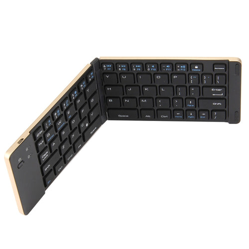 F66 Foldable Bluetooth Wireless 66 Keys Keyboard, Support Android / Windows / iOS(Gold) - HoMEdemic™ 