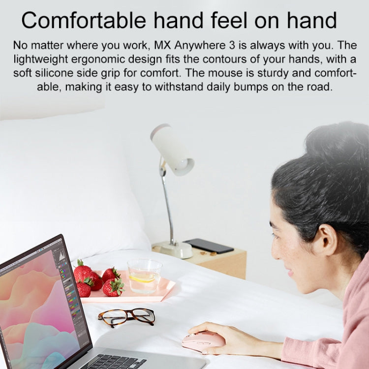Logitech MX Anywhere 3S 4 Keys Wireless Bluetooth Dual Mode Mute Mouse (Black) - HoMEdemic™ 