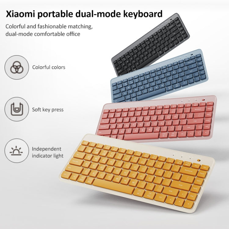 Original Xiaomi XMBXJP01YM 85 Keys Portable Dual-mode Keyboard (Dark Gray) - HoMEdemic™ 