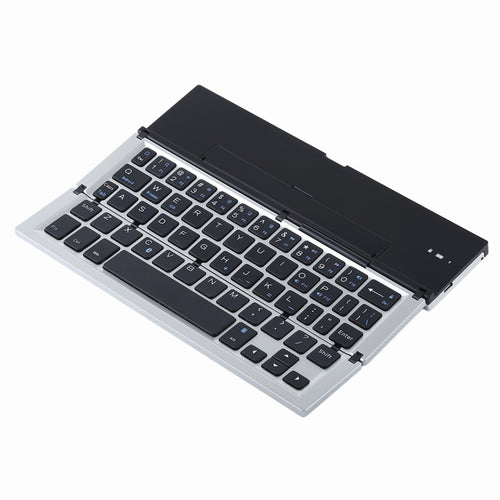 GK608 Ultra-thin Foldable Bluetooth V3.0 Keyboard, Built-in Holder, Support Android / iOS / Windows System (Grey) - HoMEdemic™ 