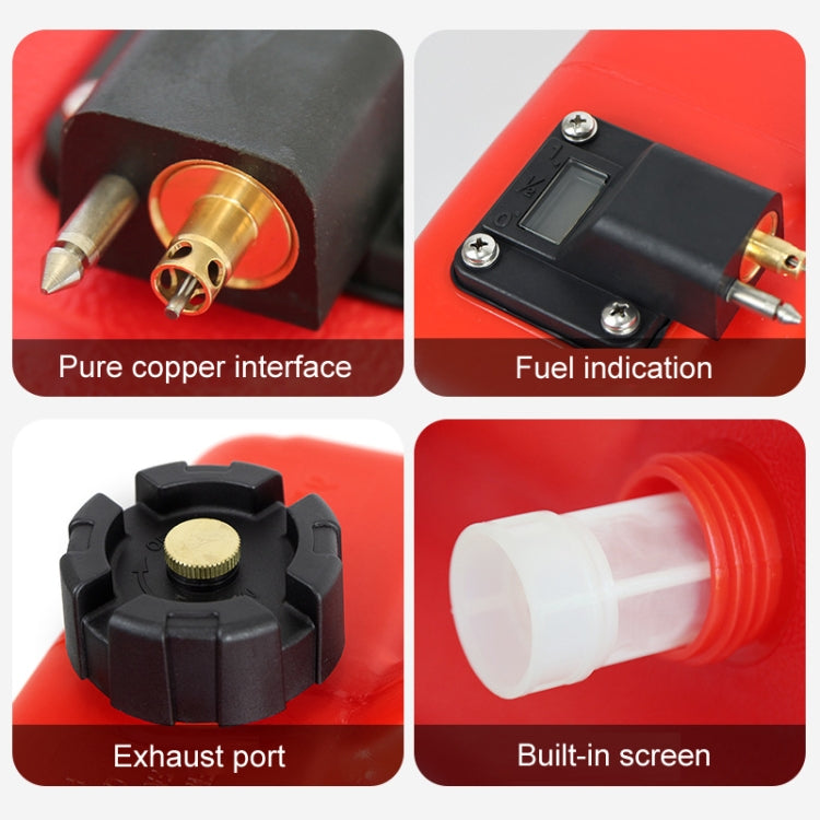 KOETSU Outboard Motor External Fuel Tank Accessories Spare Oil Drum, Capacity: 12L Outer Oil Tank - HoMEdemic™ 