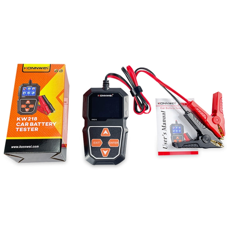 KONNWEI KW218 2.4 inch Color Screen Car Battery Tester(Black) - HoMEdemic™ 