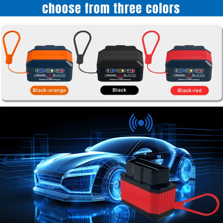 KONNWEI KW905 Bluetooth 5.0 Car OBD2 Scanner Support Android & iOS(Black) - HoMEdemic™ 