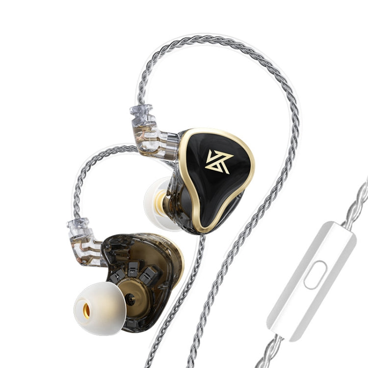 KZ ZAS 16-unit Ring Iron In-ear Wired Earphone, Mic Version(Black) - HoMEdemic™ 