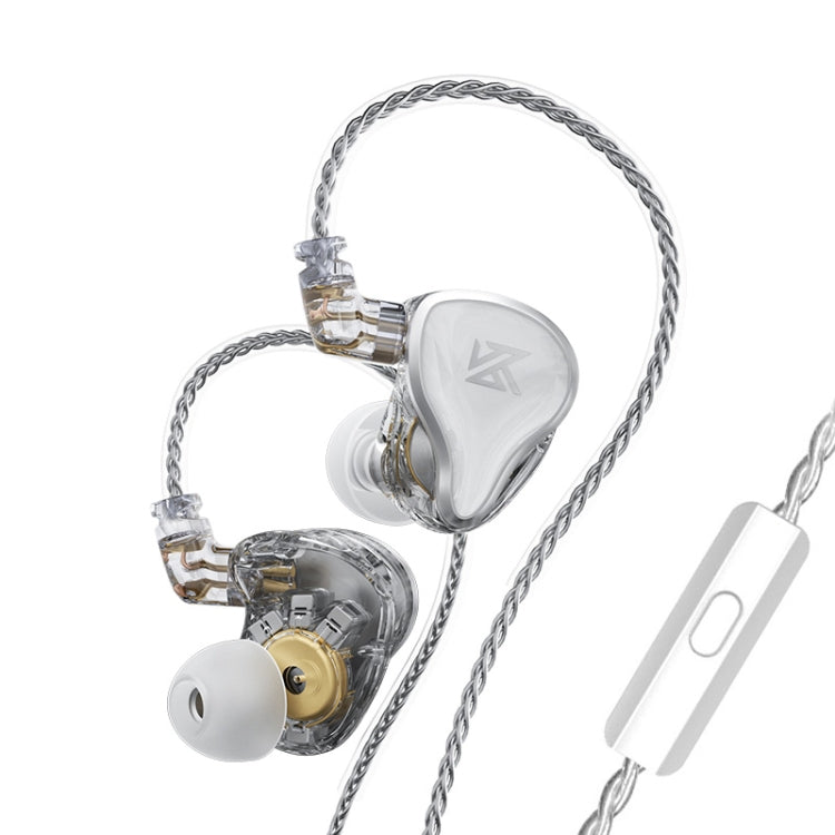 KZ ZAS 16-unit Ring Iron In-ear Wired Earphone, Mic Version(White) - HoMEdemic™ 
