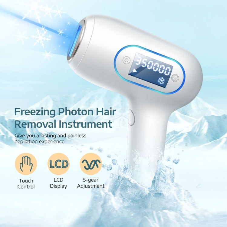 K_SKIN KD506A Epilator Household Freezing Photon Hair Removal Instrument 5 Levels of Light Intensity for Cheek Armpit Leg Back - HoMEdemic™ 