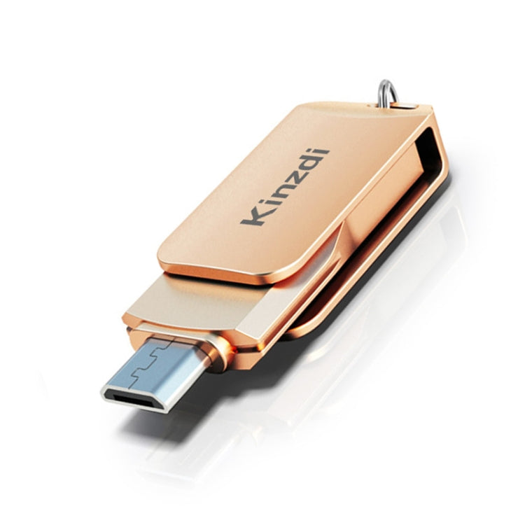 Kinzdi 32GB USB + Type-C Interface Metal Twister Flash Disk V8, 32GB Rose Gold, 32GB Silver - HoMEdemic™ 