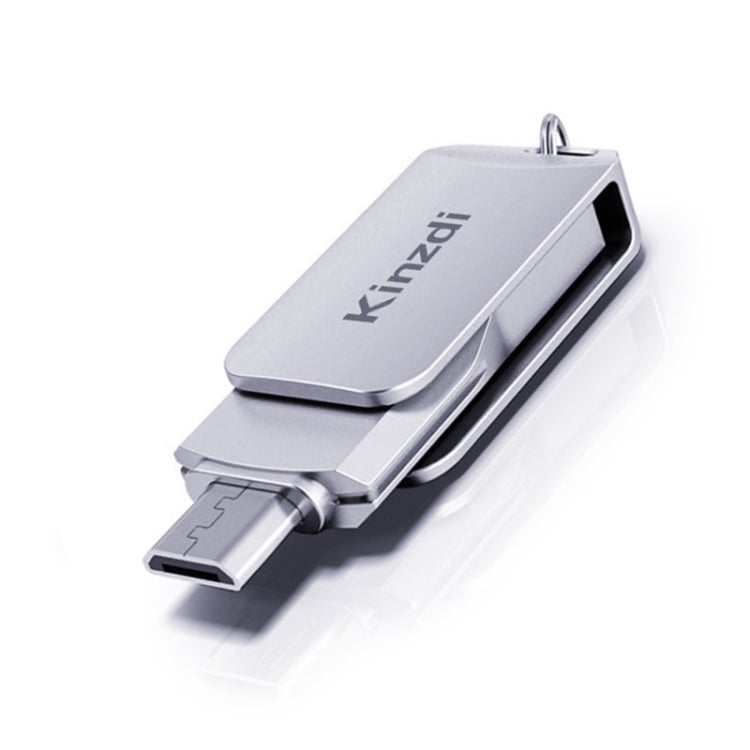 Kinzdi 32GB USB + Type-C Interface Metal Twister Flash Disk V8, 32GB Rose Gold, 32GB Silver - HoMEdemic™ 