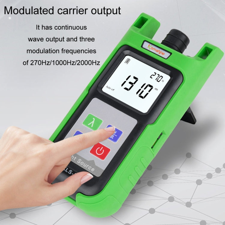 Komshine Handheld Laser Light Source Fiber Tester with LED Backlight, Model: KLS-35-PON - HoMEdemic™ 