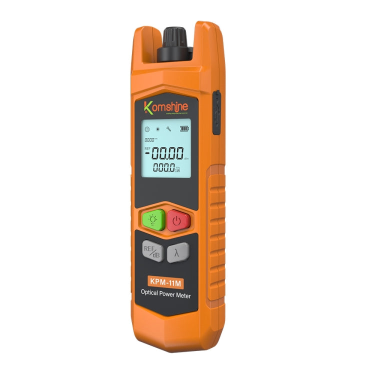 Komshine High Precision Optical Power Meter Mini Fiber Optic Light Attenuation Tester With LED, Specification: C-L/-50DBM to +26DBM - HoMEdemic™ 