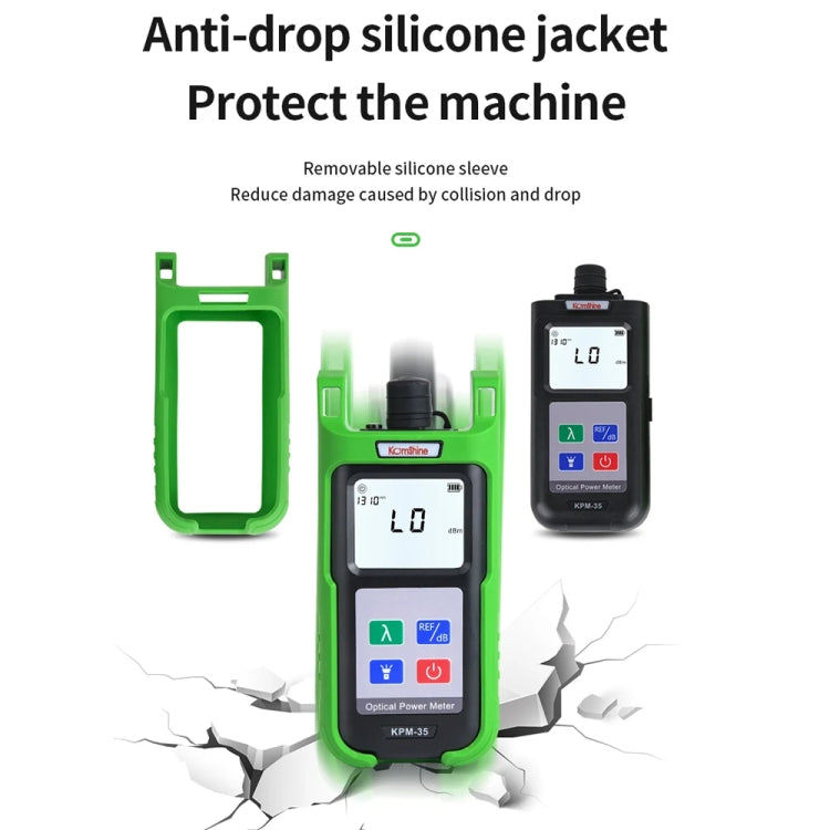 Komshine High-Precision Optical Power Meter Optical Cable Line Tester, Model: KPM-35-C/-50DBM to +26dBM - HoMEdemic™ 