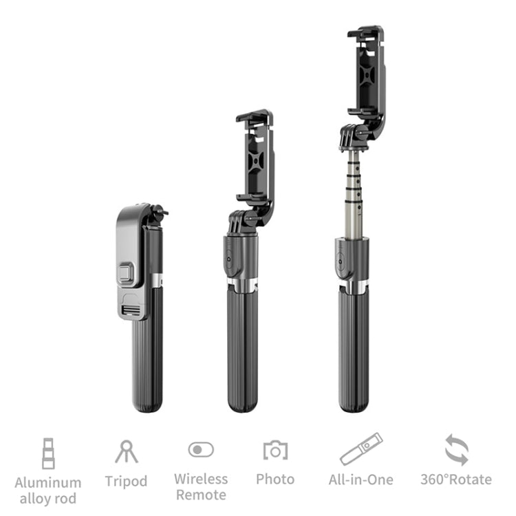 L03 Aluminum Alloy Foldable Bluetooth Tripod Selfie Stick - HoMEdemic™ 