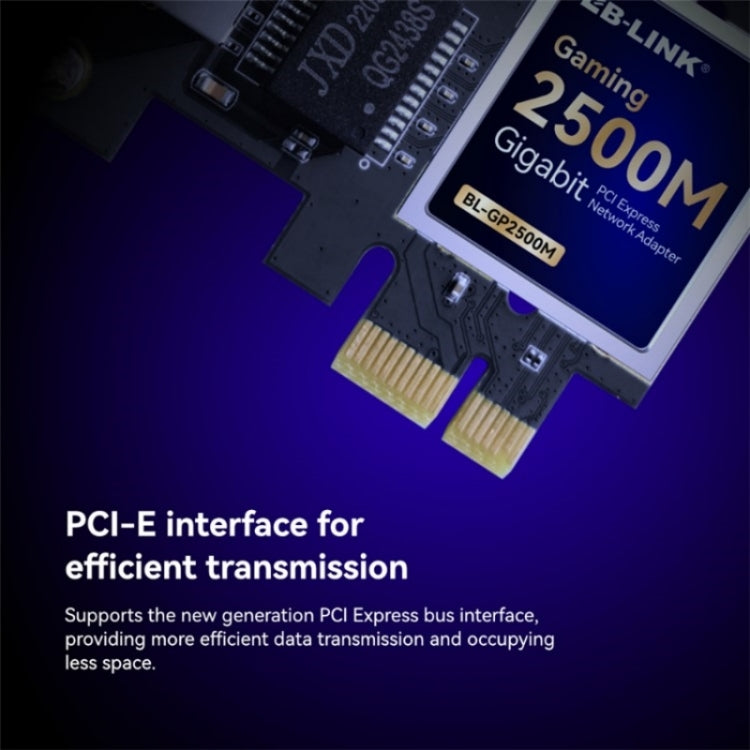 LB-LINK BL-GP2500M Single Port Desktop PC 2.5Gbps PCIE Gigabit 2500M Wired Network Card - HoMEdemic™ 