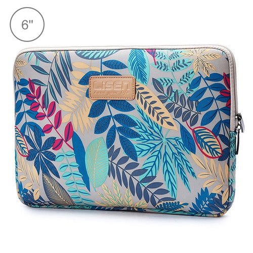 Lisen 6.0 inch Sleeve Case Colorful Leaves Zipper Briefcase Carrying Bag for Amazon Kindle - HoMEdemic™ 