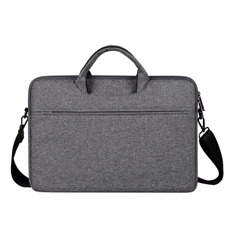 ST01S Waterproof Oxford Cloth Hidden Portable Strap One-shoulder Handbag for 14.1 inch Laptops (Dark Gray) - HoMEdemic™ 