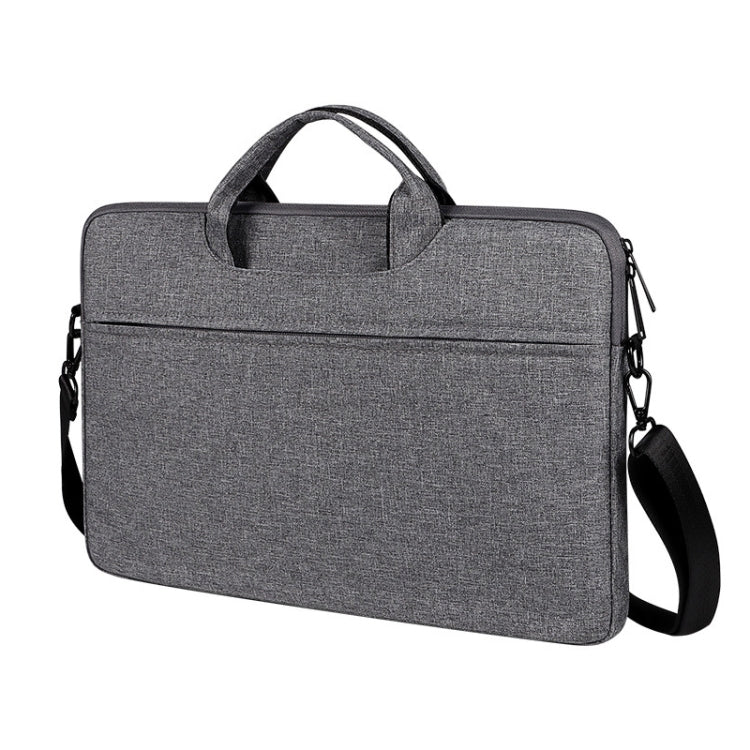 ST01S Waterproof Oxford Cloth Hidden Portable Strap One-shoulder Handbag for 14.1 inch Laptops (Dark Gray) - HoMEdemic™ 