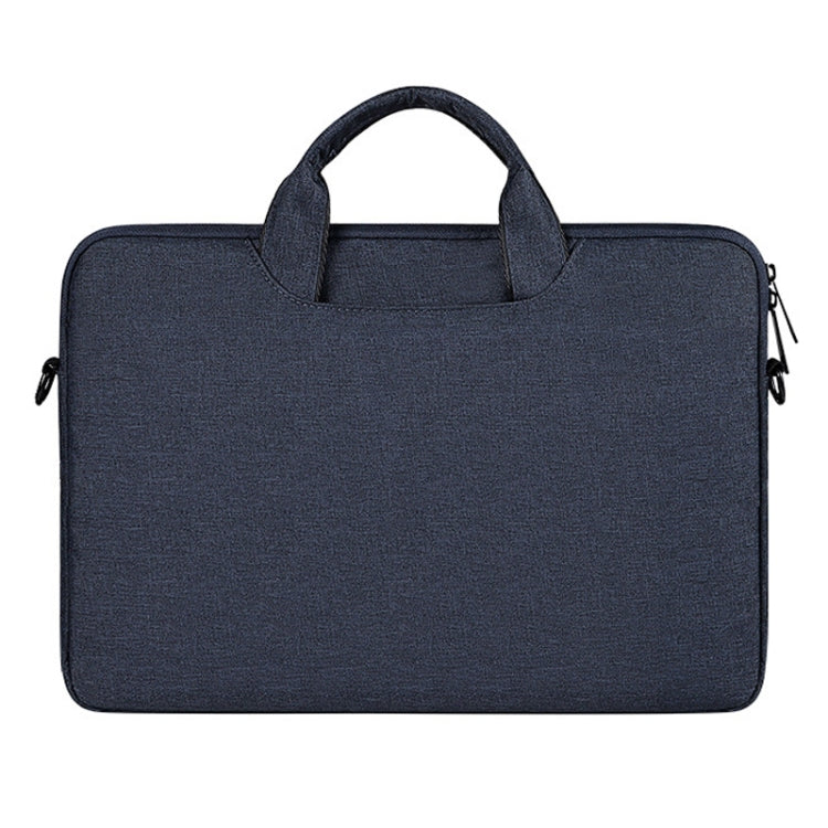 ST01S Waterproof Oxford Cloth Hidden Portable Strap One-shoulder Handbag for 14.1 inch Laptops (Navy Blue) - HoMEdemic™ 