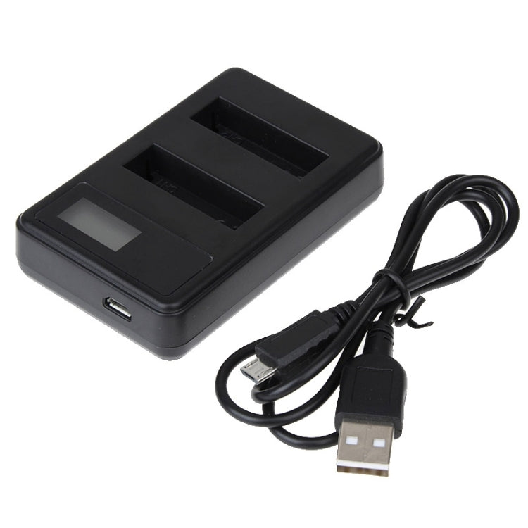 LCD Screen Dual Batteries Charger for GoPro HERO4 (AHDBT-401), Displays Charging Capacity (GP258-C) - HoMEdemic™ 