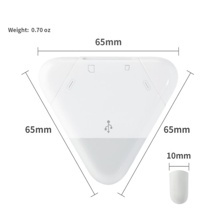 LCOPM For Type-C / USB Computer Android Magnetic Card Reader Tablet SD/TF OTG Card Reader - HoMEdemic™ 