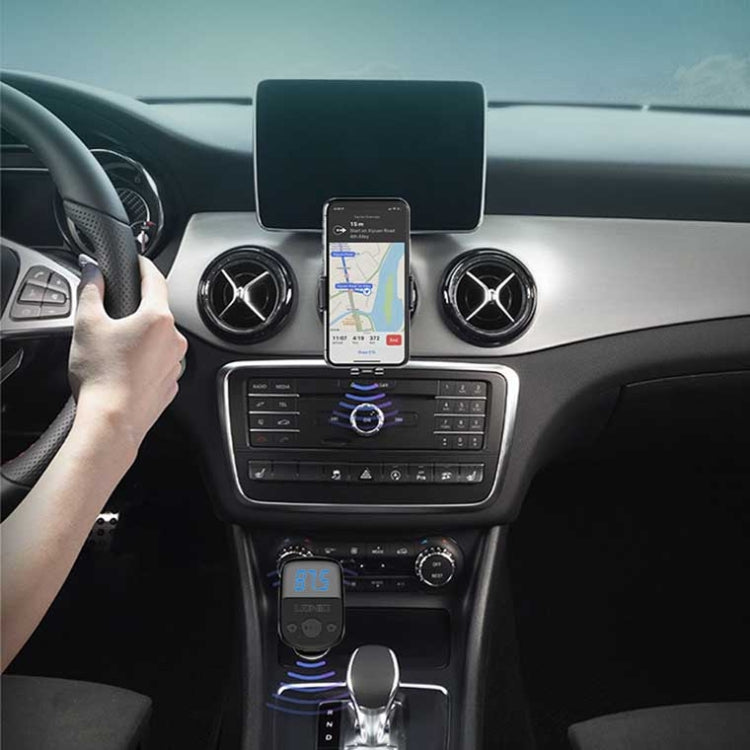 LDNIO C706Q QC3.0+AUTO-ID Car Bluetooth FM Music Digital Display Car Charger with Type-C/USB-C Cable - HoMEdemic™ 