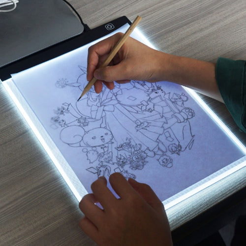 5W 5V LED Three Level of Brightness Dimmable A4 Acrylic Copy Boards Anime Sketch Drawing Sketchpad - HoMEdemic™ 