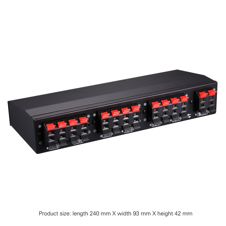 LINEPAUDIO B898 Six-way Stereo Loudspeaker / Amplifier Comparator Bidirectional Selective Switch Switcher - HoMEdemic™ 