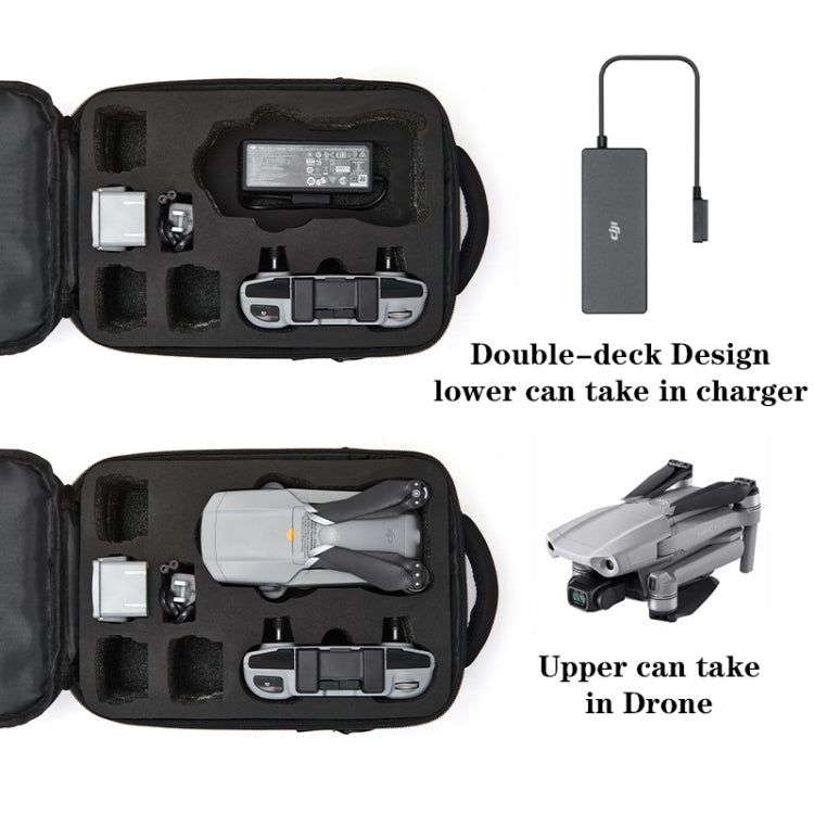LINGSHI For DJI Mavic Air 2 Heightened Portable Shoulder Storage Bag Protective Box(Black) - HoMEdemic™ 
