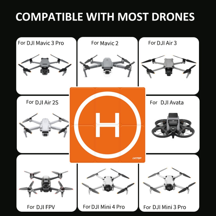 LKTOP 50cm Drone Universal Landing Pad Double-sided Waterproof Foldable RC Aircraft Launch Mat - HoMEdemic™ 