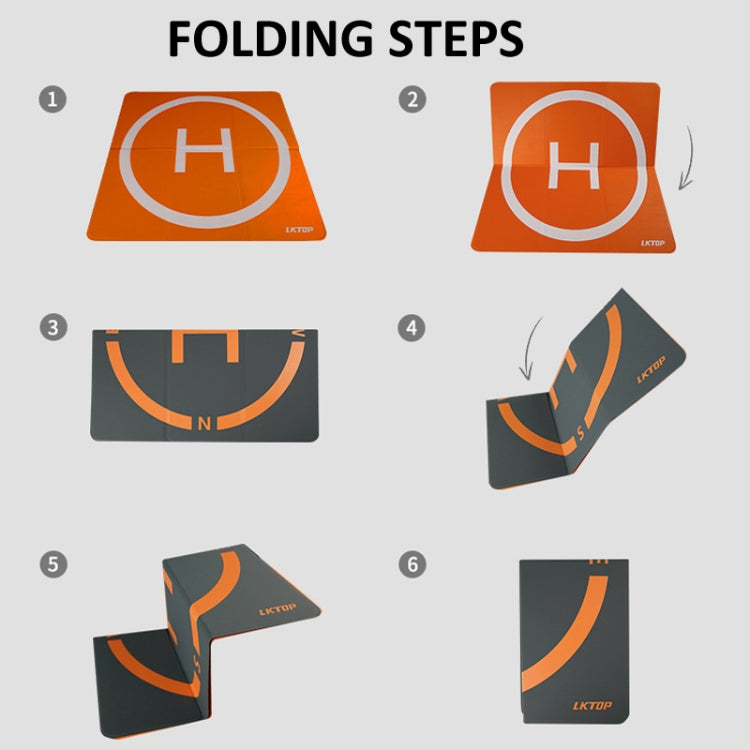 LKTOP 50cm Drone Universal Landing Pad Double-sided Waterproof Foldable RC Aircraft Launch Mat - HoMEdemic™ 