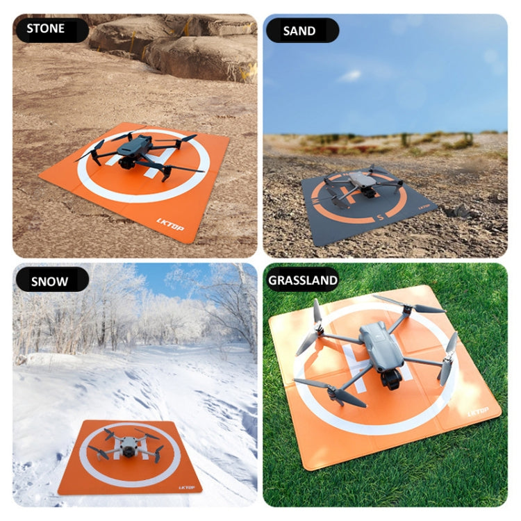 LKTOP 50cm Drone Universal Landing Pad Double-sided Waterproof Foldable RC Aircraft Launch Mat - HoMEdemic™ 