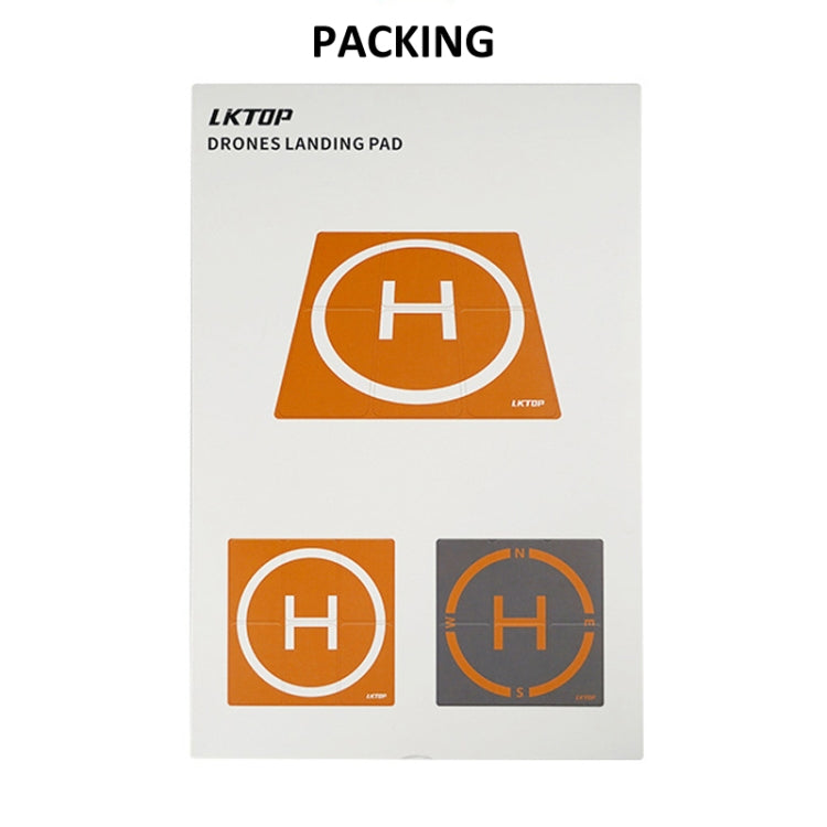 LKTOP 50cm Drone Universal Landing Pad Double-sided Waterproof Foldable RC Aircraft Launch Mat - HoMEdemic™ 