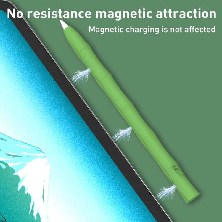 LOVE MEI Bamboo Liquid Silicone Gel Stylus Pen Protective Case For Apple Pencil 1(Light Green) - HoMEdemic™ 