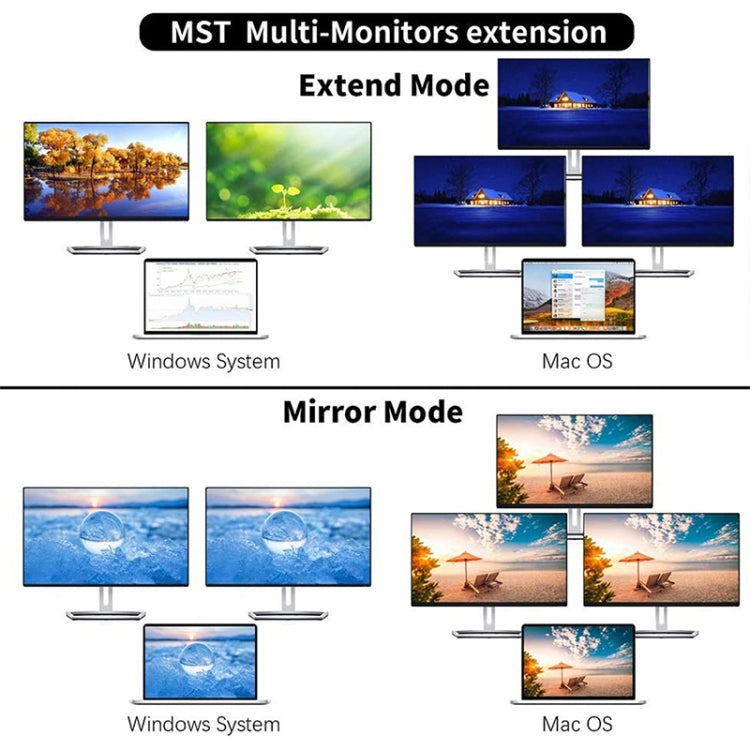 LS1094 12 in 1 Type-C to Dual HDMI Docking Station - HoMEdemic™ 