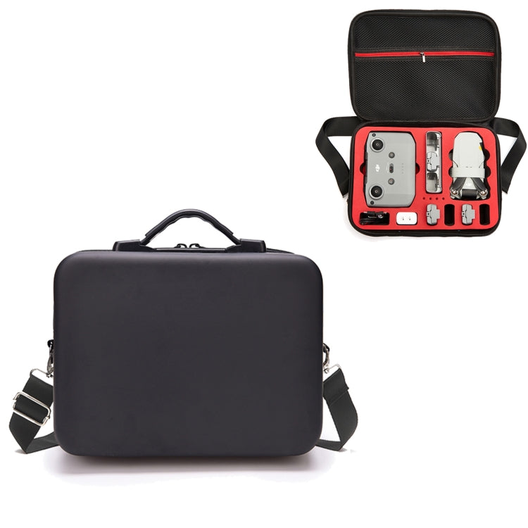 LS4456 Portable Drone PU Shoulder Storage Bag Handbag for DJI Mavic Mini 2(Black + Red Liner) - HoMEdemic™ 
