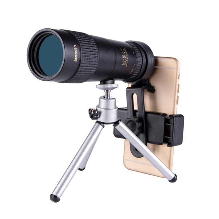 LUXUN 10-30x40 Single-Cylinder HD High-Power Telescope Mobile Phone Mini Telescope(Telescope & Phone Clip & Tripod) - HoMEdemic™ 