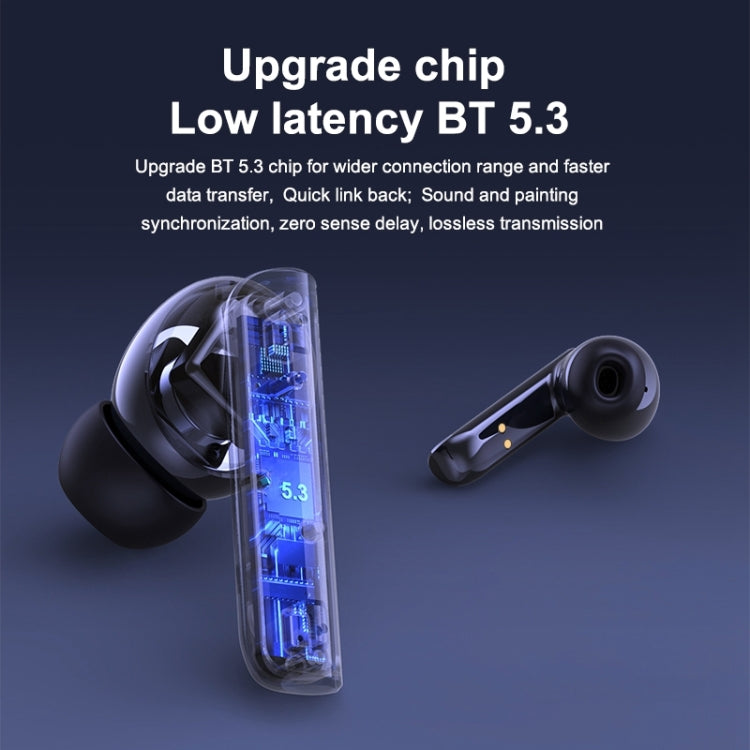 Langsdom TA03 ANC Active Noise Reduction Wireless Bluetooth Earphone(White) - HoMEdemic™ 