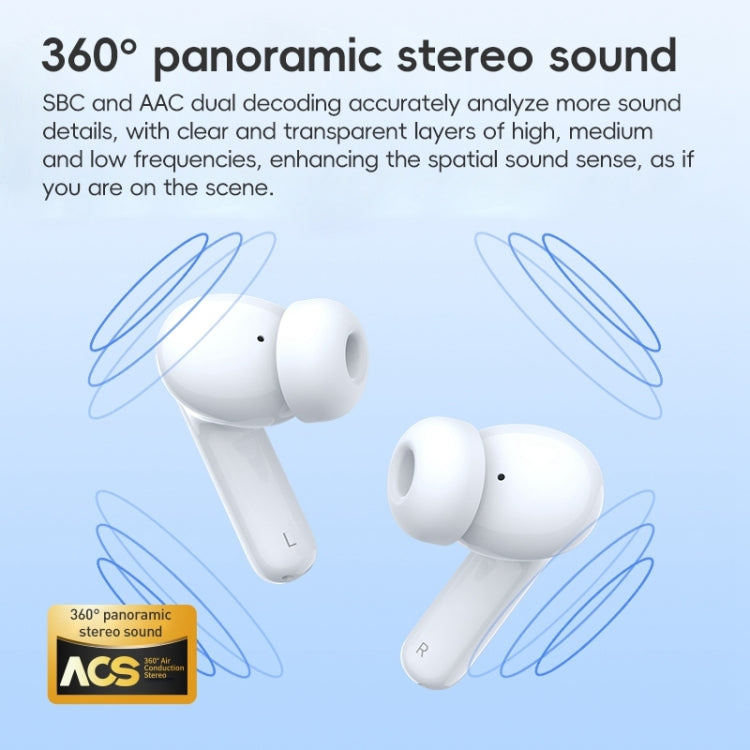 Langsdom TA08 Active Noise Reduction Wireless Bluetooth Earphone(White) - HoMEdemic™ 
