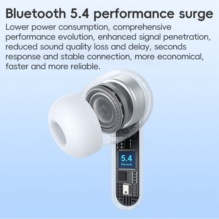 Langsdom TA08 Active Noise Reduction Wireless Bluetooth Earphone(White) - HoMEdemic™ 