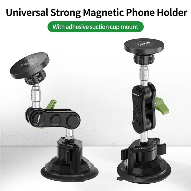 Lanparte Magnetic Car Phone Holder Adjustable Suction Cup Navigation Stand RBA-M01NLB - HoMEdemic™ 