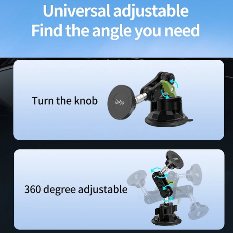 Lanparte Magnetic Car Phone Holder Adjustable Suction Cup Navigation Stand RBA-M01NLB - HoMEdemic™ 