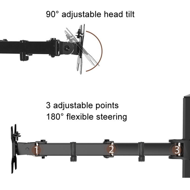 Laptop Stand Desktop LCD Dual Purpose Computer Lift Rotatable Dual Screen Bracket - HoMEdemic™ 
