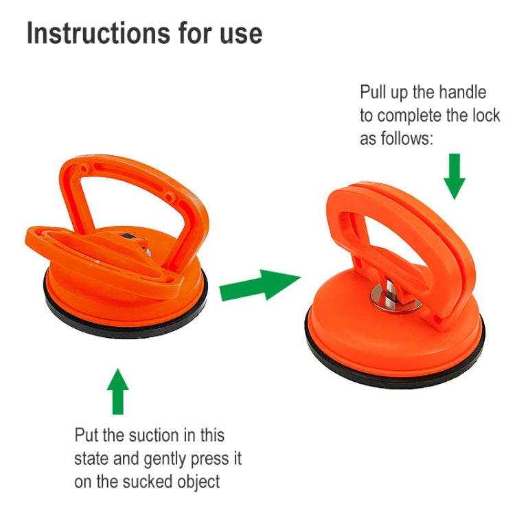 Large Car Dent Repair Puller Suction Cup Bodywork Panel Sucker, Large, Black, Large Orange - HoMEdemic™ 